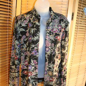 Alex Evenings Formal Jacket With Sequins Size PM